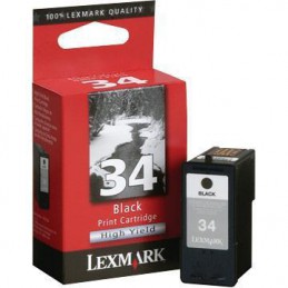 CARTUCHO LEXMARK Nº 34 NEGRO