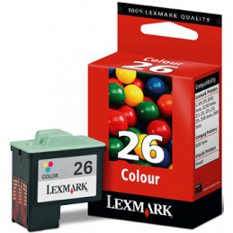 CARTUCHO LEXMARK Nº 26 COLOR