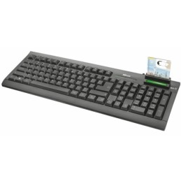 TECLADO TRUST CON LECTOR...